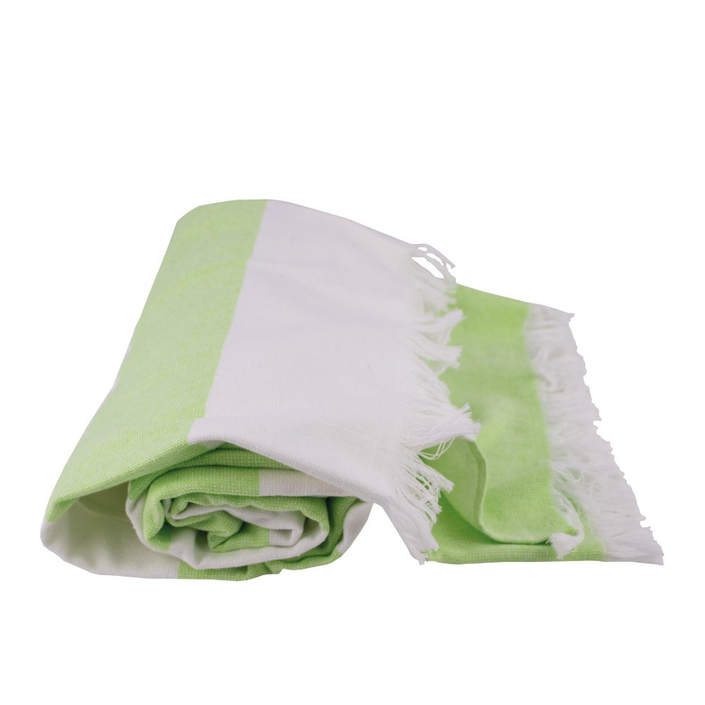 Fouta rayée bicolore éponge 345 g