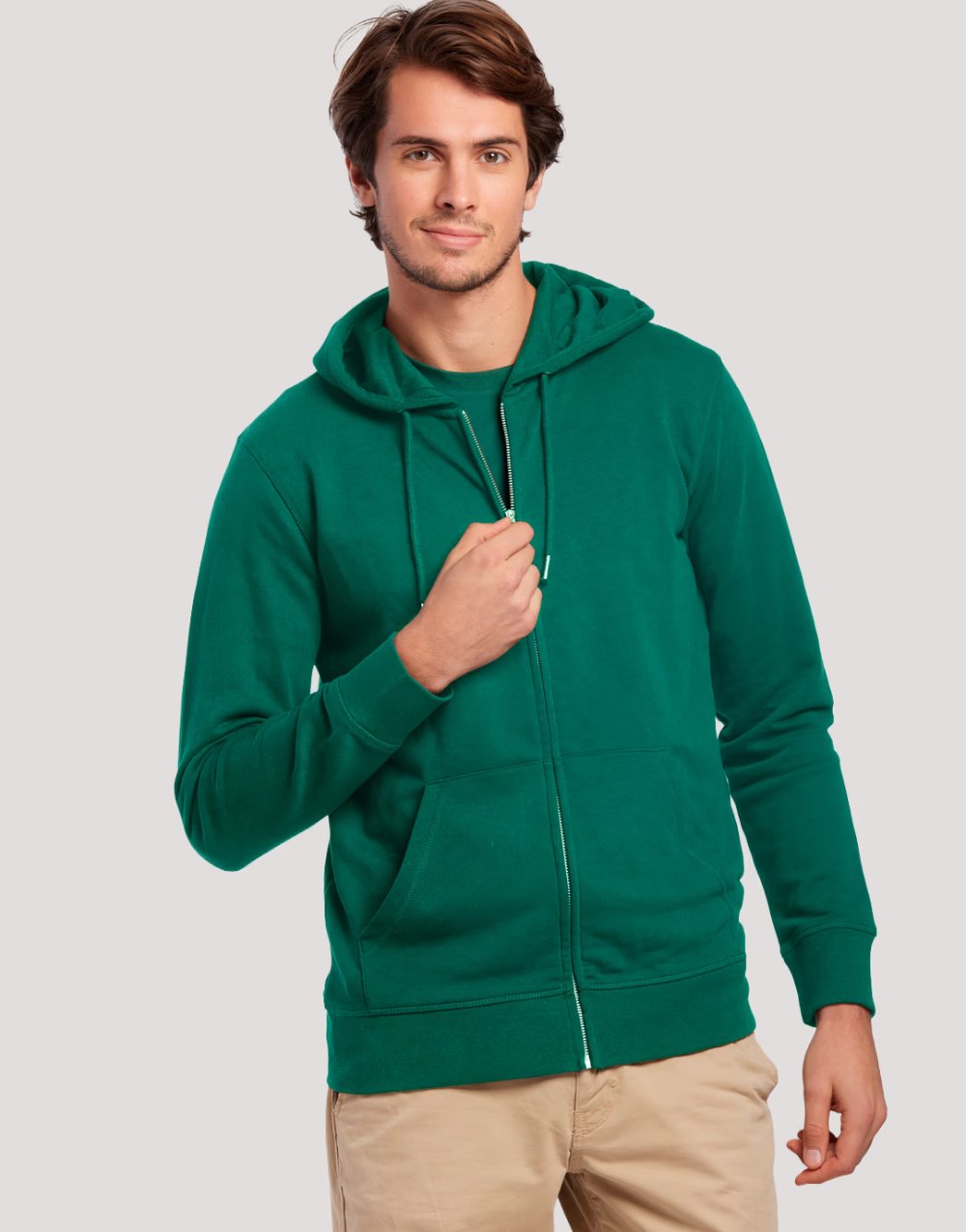 Montaigne – Hoodie zippé unisexe coton bio – fabriqué en France