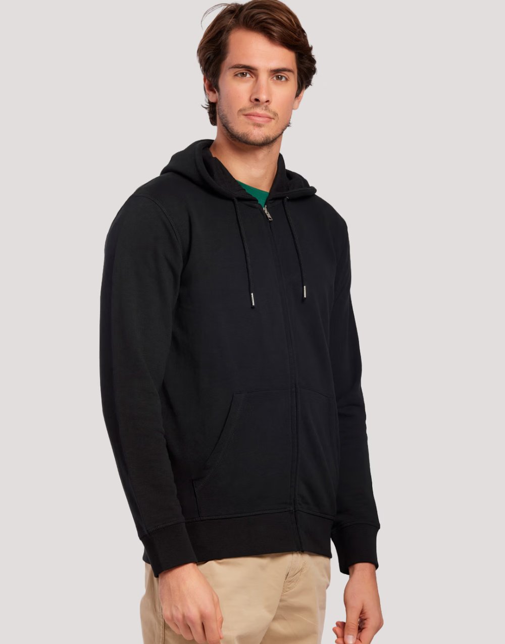 Montaigne – Hoodie zippé unisexe coton bio – fabriqué en France