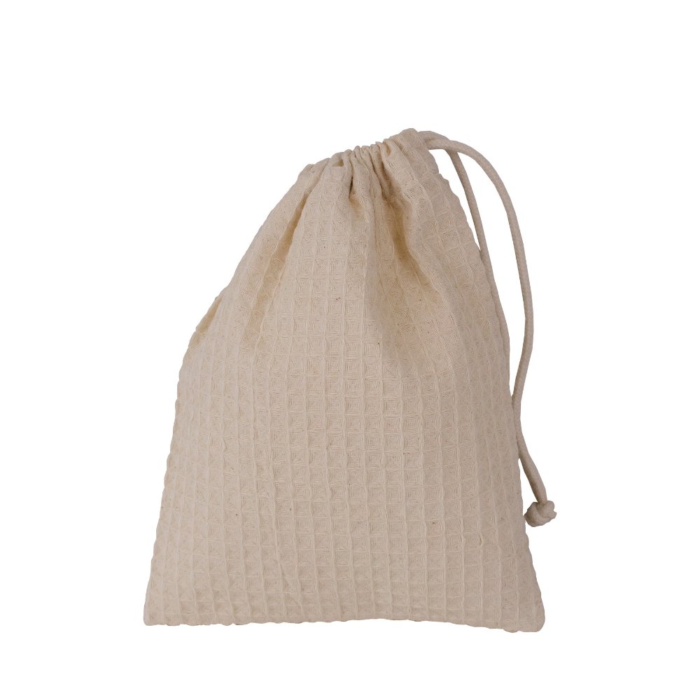 Petit pochon coton nid d'abeille 200 g