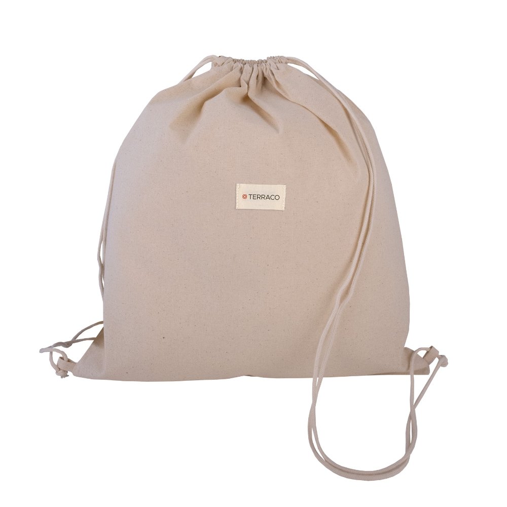 Sac à dos à cordelettes coton bio 150 g
