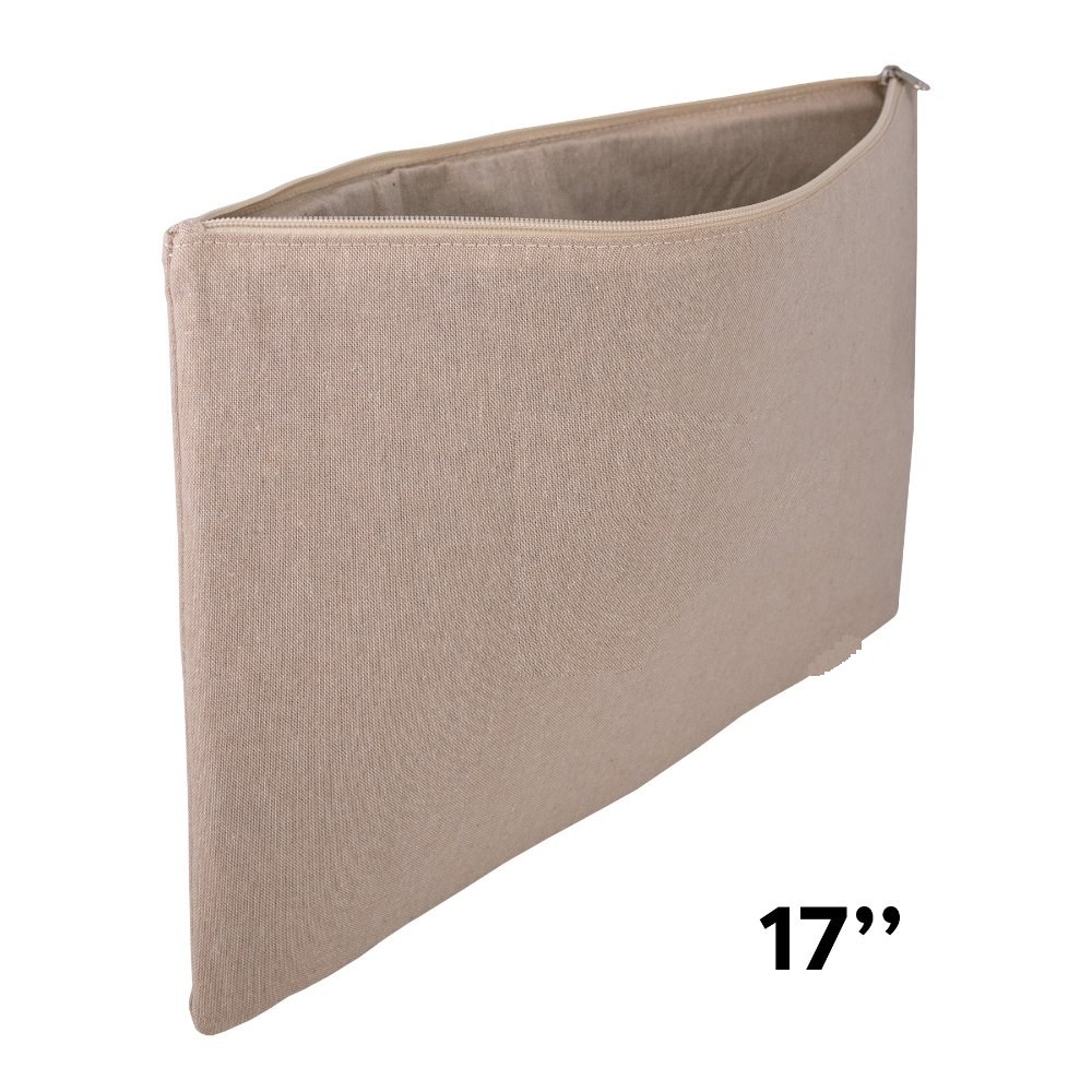Sacoche ordinateur et tablette coton recyclé 220 g