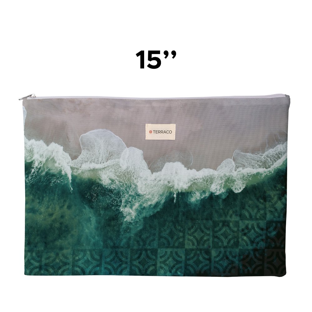 Sacoche ordinateur et tablette polyester recyclé 190 g