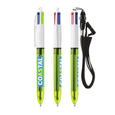 Stylo BIC® 4 Couleurs® Fluo – fabriqué en France