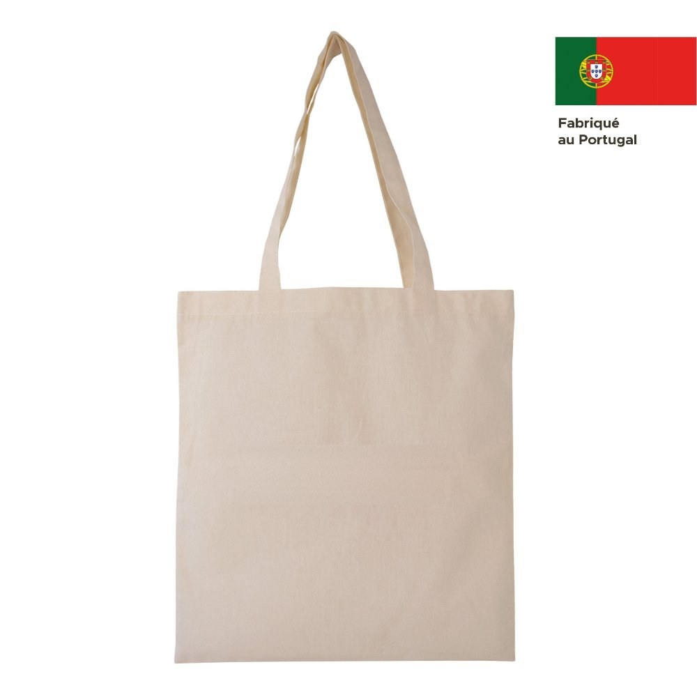 Tote bag Lisboa coton naturel écru 150 g